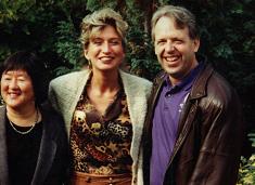 van links naar rechts: Phyllis Lee Furumoto, Alida Bos en Paul Mitchell